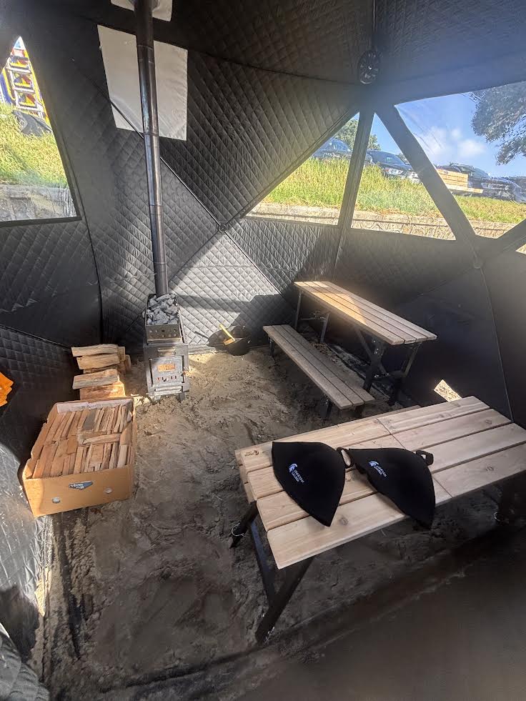 Portable Wood Fired XL Spartan Sauna Tent NZ - Spartan Haus | $4199