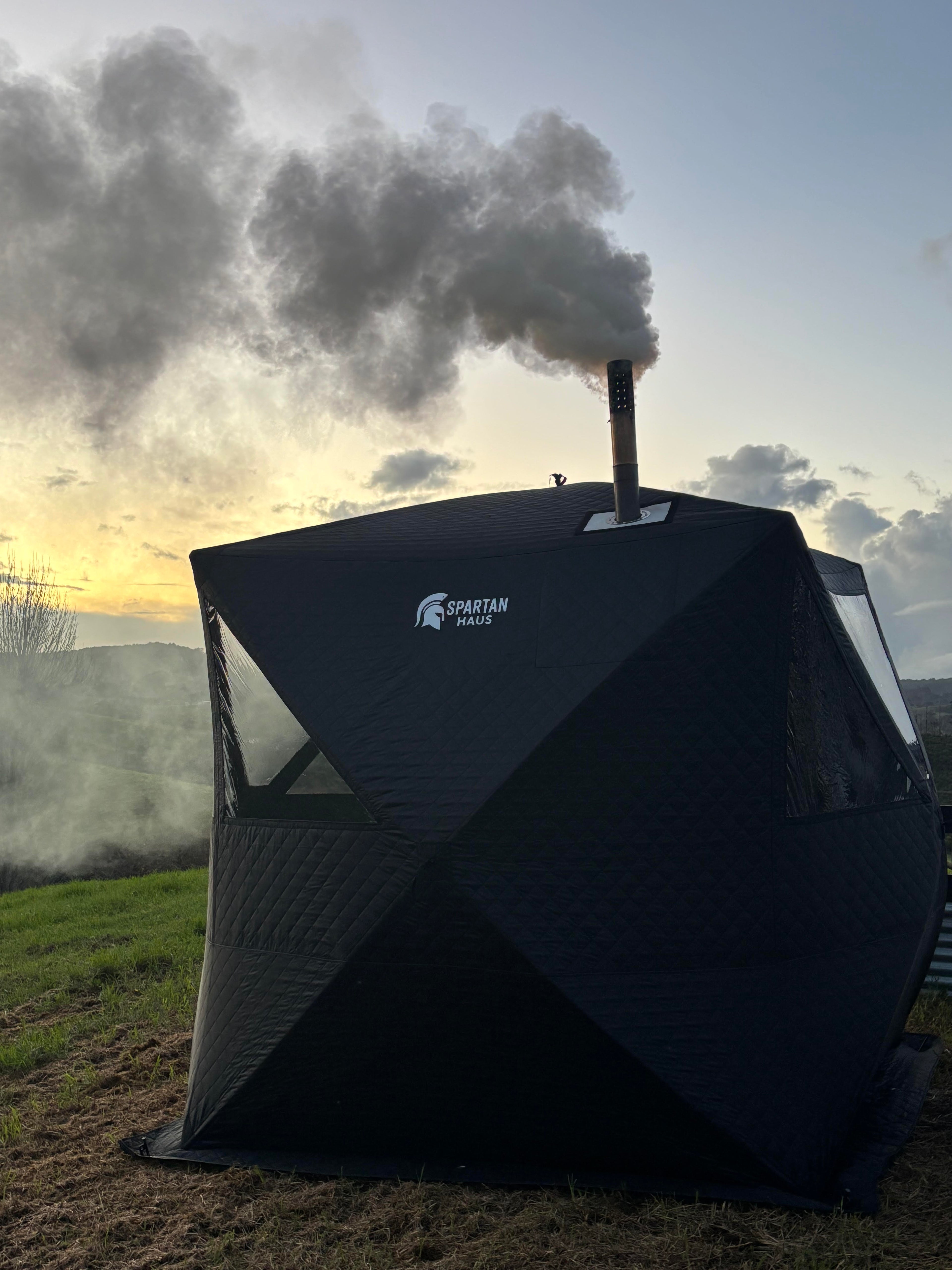 Portable Wood Fired XL Spartan Sauna Tent NZ - Spartan Haus | $4199